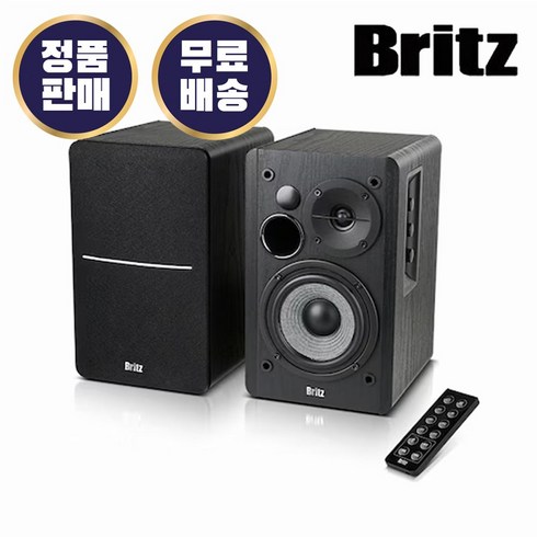 br1600bt - 브리츠 BR-1600BT 컴퓨터 PC 블루투스 스피커 2채널 42W 우퍼 AUX 리모컨