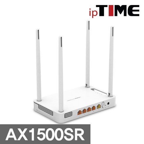 iptimeax1500sr - 아이피타임 AX1500SR AX1500 WiFi 6 기가비트급 광랜 듀얼밴드 유무선 공유기, 1개