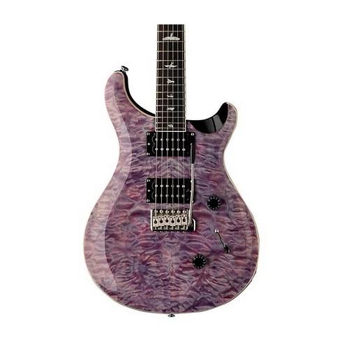 PRS SE Custom 24 Quilted Carved Top With Ebony Fingerboard Electric Guitar Violet, One Size, One Color