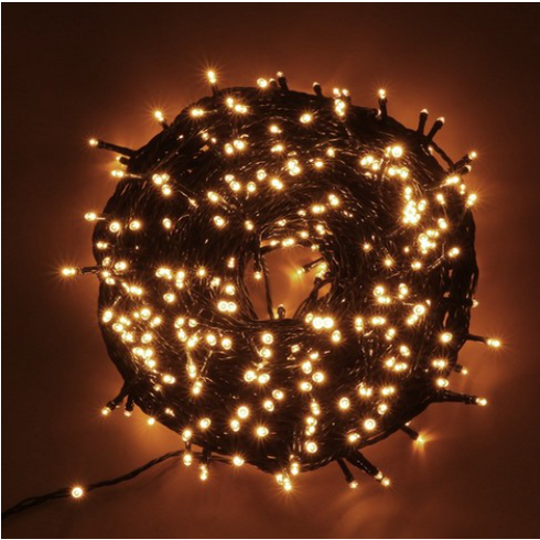 2023년 가성비 최고 야외트리전구 - 교회 성당 성탄트리 500구 LED 웜색전구 전시트리, 1개