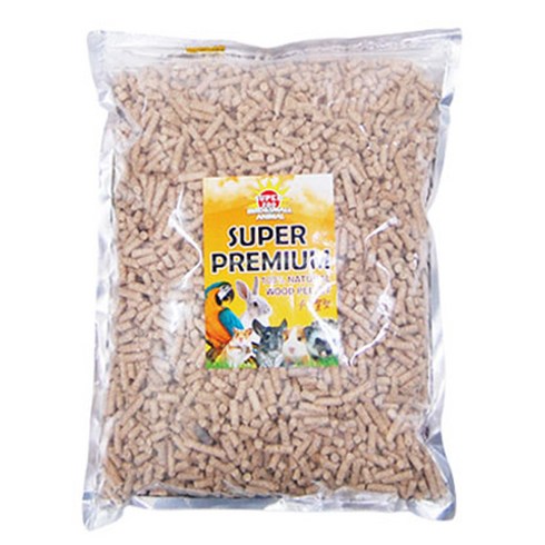 슈퍼주 우드펠렛 소형 애완동물 바닥재, 3.5kg, 1개