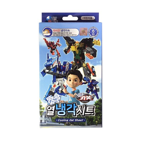 아텍스 헬로카봇 열냉각시트, 6개입, 1개
