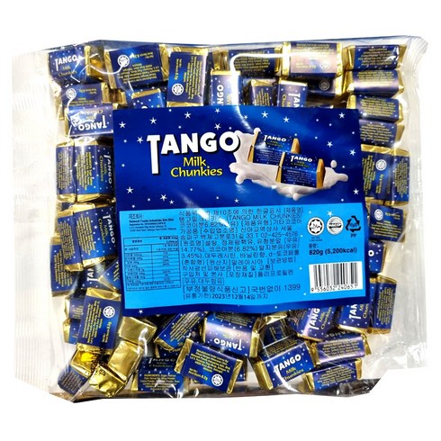 탱고 밀크천키스 초콜릿 820g, 1개