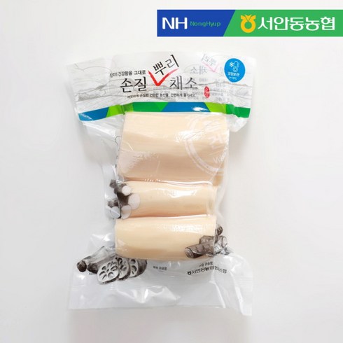 연근 - [서안동농협] 손질된 연근 깐연근 1팩, 총 400g 이상, 1개