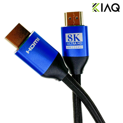 2023년 가성비 최고 hdmi케이블 - KIAQ HDMI 2.1v UHD 8K 케이블 1m, 3m, 8K 60Hz
