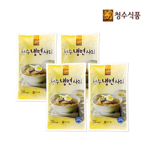 청수냉면사리 - 청수 냉면사리 650g 4팩, 4개