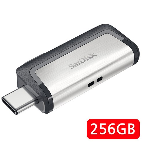 256기가usb - 샌디스크 울트라 듀얼 USB 드라이브 TYPE-C SDDDC2, 256GB