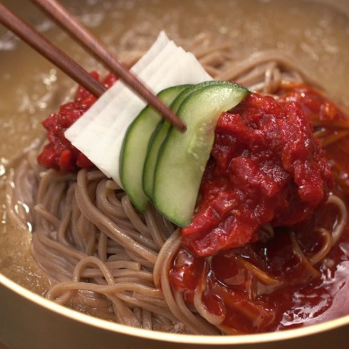 메밀골 동해막국수16봉명태식해 4팩 - 강릉 맛집 동해막국수 골라담기 (물막국수or비빔막국수or명태식해), 8개