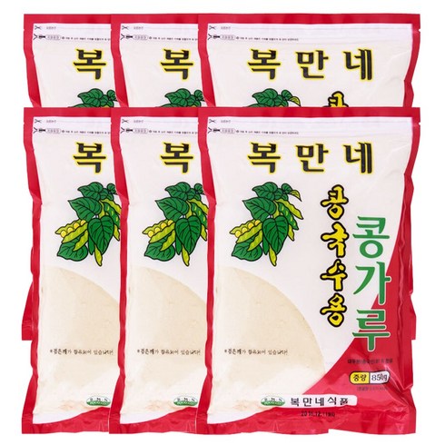 복만네콩국수용콩가루850g - 복만네 콩국수용 콩가루, 850g, 6개