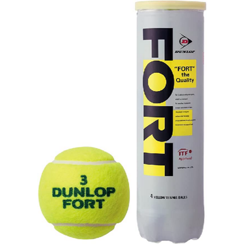 DUNLOP 던롭 경식 테니스공 FORT (포트) 4개입×30캔 (120구들이)