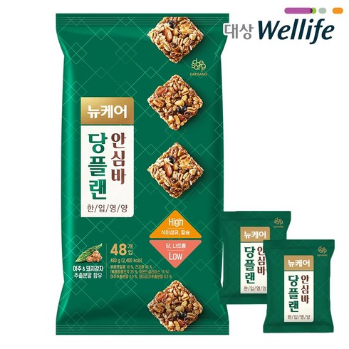 뉴케어 당플랜 안심바, 480g, 4개