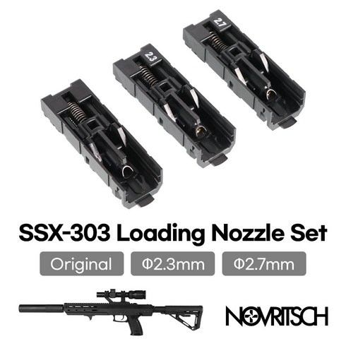 SSX23 & SSX303 Loading Nozzle Set, 2.3mm, 2.3mm
