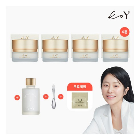 [코이] [고현정의 KoY] 단백질 코어 크림 ( 크림 50ml*4 토너 100ml*, 4개