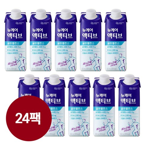 뉴케어 액티브 골든밸런스 200ml 24팩, 상세페이지 참조, 24개, 상세페이지 참조, 상세페이지 참조, 상세페이지 참조