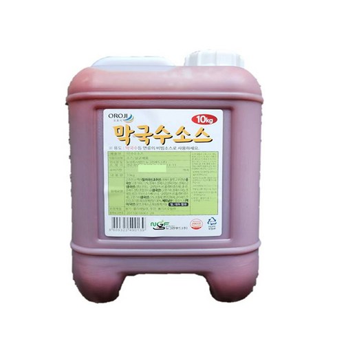 막국수양념장 - 뉴그린막국수소스 10kg / 2통묶음가능, 2개