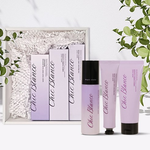 시크블랑코 매직 바이올렛 3종 스페셜 기초세트, 1개, 단품