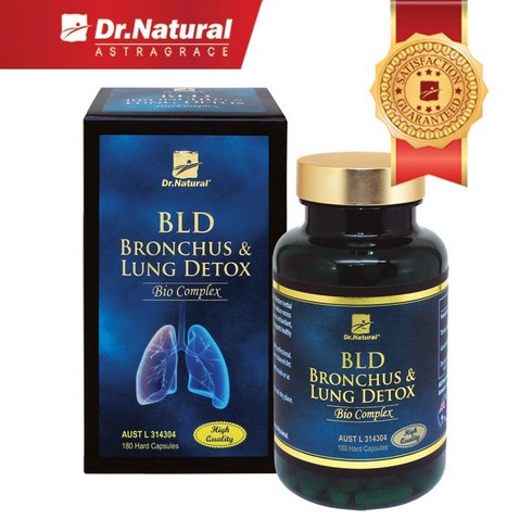 닥터내츄럴 렁클렌저 BLD 기관지 폐 영양제 Bronchus & Lung Bio Complex, 1개, 180캡슐