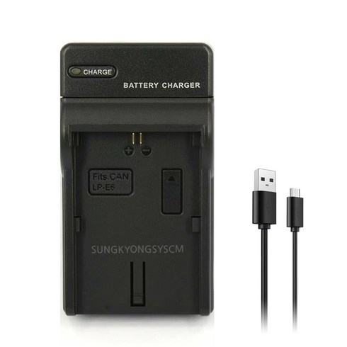 5dmark3 - 캐논 LP-E6 호환 USB충전기 EOS 5Dmark3 5D마크3