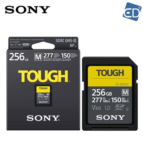 [소니정품]SF-M256T TOUGH SDXC UHS-II U3 4K 전용[256G]메모리/ED, 256GB