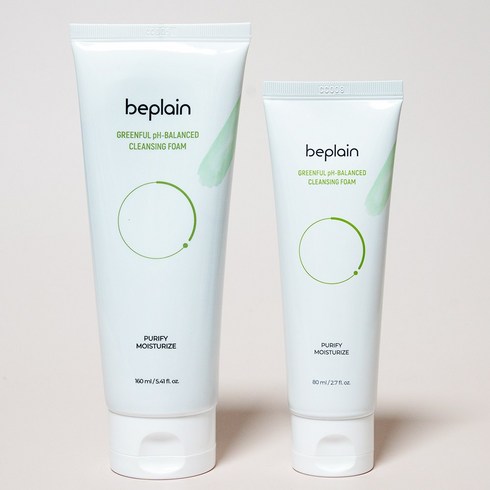 비플레인 녹두 클렌징폼 160ml+80ml