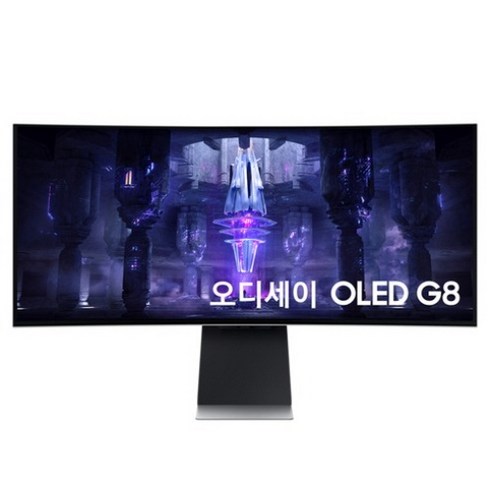 오디세이 OLED G8 S34BG850 34인치 WQHD 175Hz 0.3ms 커브드 게이밍 모니터, LS34BG850SKXKR