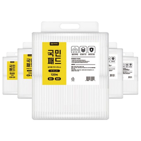 국민패드 절약형 20g 400매 애견 강아지 배변패드 용품, 4개, 100개입