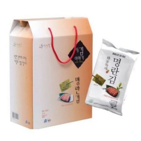 하동 녹차 명란김 24봉 선물세트 [품절대란], 4세트, 6g x 24봉