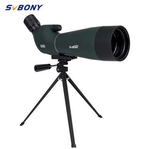 SVBONY SV28PLUS 사격용 스포팅 스코프 양궁 초보자 데스크탑 삼각대 포함, 20-60x80, 23mm