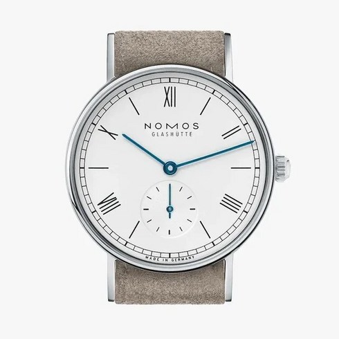 사각시계 NOMOS 심플 남성용 쿼츠 시계 합금 스테인레스 스틸 로마 시리즈 탑 2 핀 하프 워치