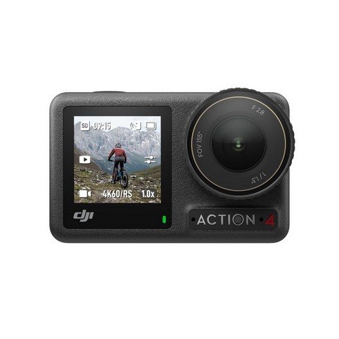 DJI 액션 카메라 Osmo Action 4 스탠다드 콤보 - []4K120fps 대응 방수 액션 카메라 11.3 인치 센서 탑재 놀라운 저조도 성능 10-bit & D-Log M 컬러 퍼포먼스 장시간 구동의 1770 mAh