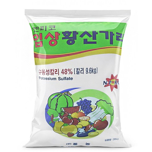 입상황산가리 20kg 수용성칼륨 수용성가리, 1개