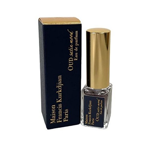 메종 프랑시스 커정 향수 OUD 새틴 무드 오 드 퍼퓸 5ml 0.17 fl oz 여행용 리필 가능, 1개, 0.005l