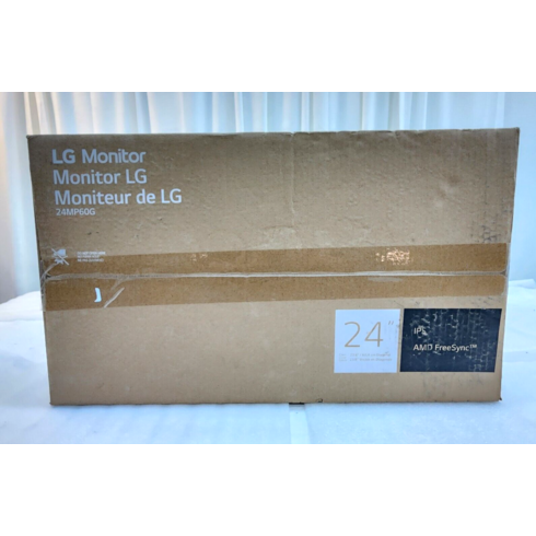 LG 24MP60G-B 24인치 FHD IPS LED 모니터 - 블랙 새 제품!