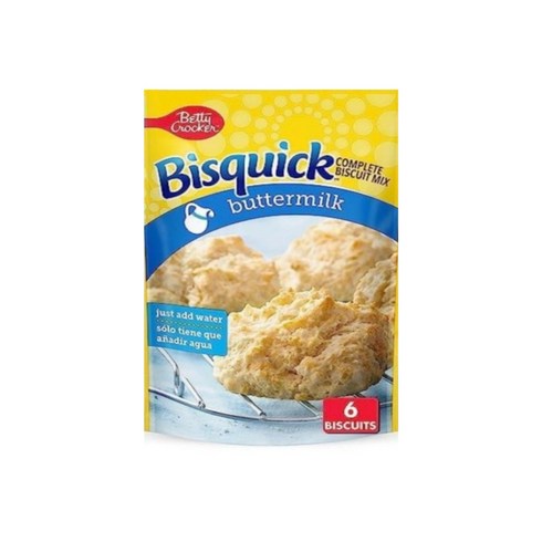 kfc비스킷 - 베티 크로커 비스퀵 Bisquick 버터밀크 낱개주문 간단요리 아이들 스낵, 1개, 212g