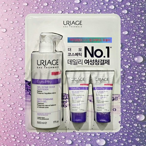 2023년 가성비 최고 유리아쥬여성청결제 - 유리아쥬 NEW 진피 데일리 페미닌 마일드 젤 여성청결제 500ml + 50ml x 2p 세트, 1세트