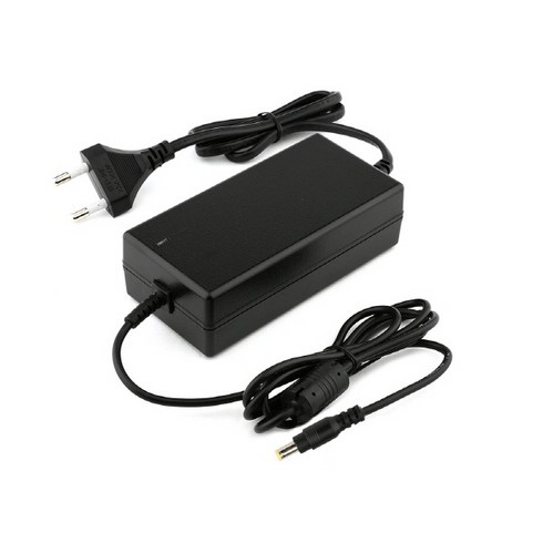 [하늘컴] 아답터 220V / 24V 2A [내경2.1~2.5mm/외경5.5mm] 전원케이블일체형, 1개