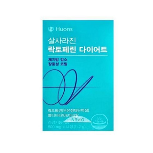 휴온스 살사라진 락토페린 다이어트 800mg 14정 1박스, 상세페이지 참조, 1개, 상세페이지 참조, 상세페이지 참조, 상세페이지 참조