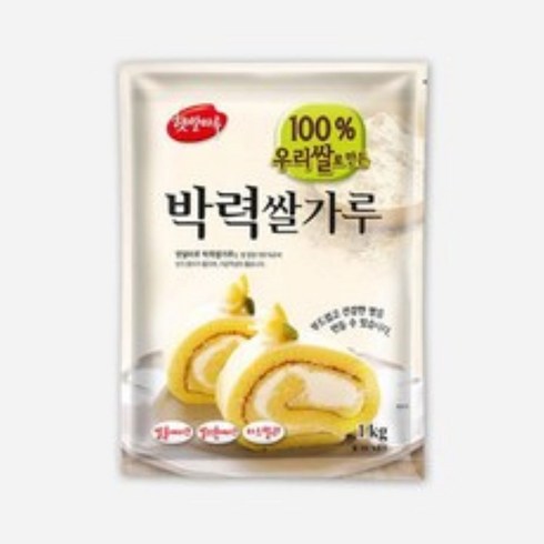 박력쌀가루 - 햇쌀마루 박력 쌀가루, 1kg, 1개