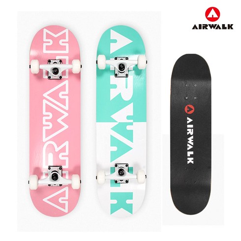 에어워크 스케이트보드 31인치 최대 50kg 어린이용 롱보드 댄싱보드 롤러 입문용 초보자용, 에어워크 스케이트보드(31인치)/핑크