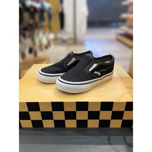 반스토들러 - VANS 반스 토들러 코어클래식 Slip-on 슬립온 운동화 VN000EX8BLK1