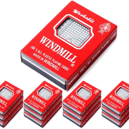 토탈하우스 윈드밀 트럼프 카드 12개 한박스 트럼프카드