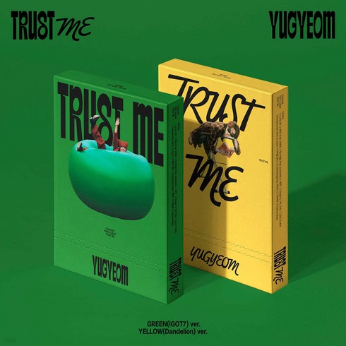 [사인회응모특전 포토카드~2/13] 유겸 정규 1집 랜덤1종 TRUST ME / 포토북+포토&가사북+홀더+메세지카드+스티커+양면아코디언포스터+양면접지포스터