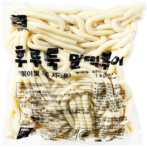 서진네 후루룩밀떡볶이(둥근면) 1kgX3개 평화, 1kg, 3개