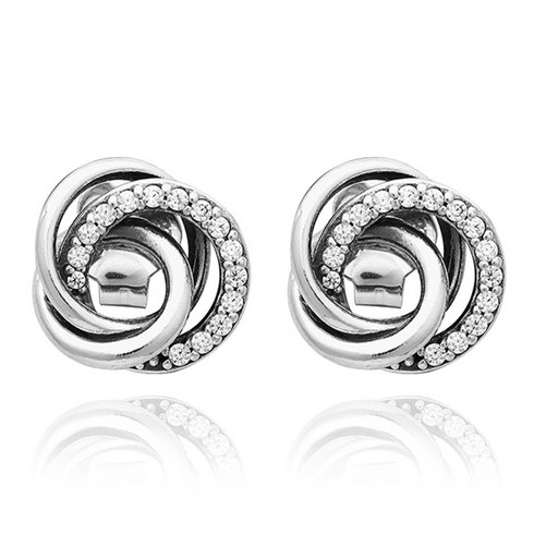 판도라 여성용 패밀리 올웨이즈 인서클드 스터드 이어링 291076C01