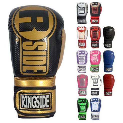 Ringside Apex 복싱 킥복싱 무에타이 트레이닝 장갑 젤 스파링 펀칭 백 장갑, Gold/Black