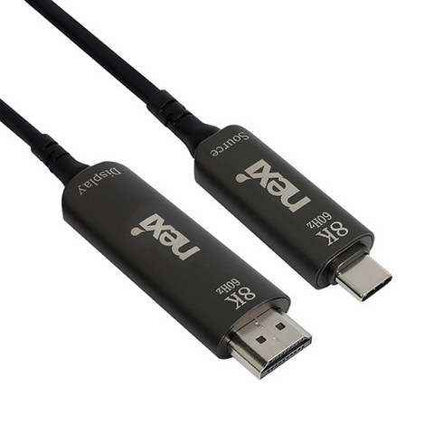 NEXI HDMI2.1 Type C to HDMI AOC NX-U31HD21-AOC-XXM (15m) 케이블-기타케이블, 선택1, 선택1