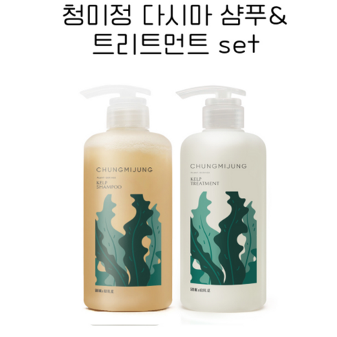 청미정 다시마 샴푸&트리트먼트 set, 1개