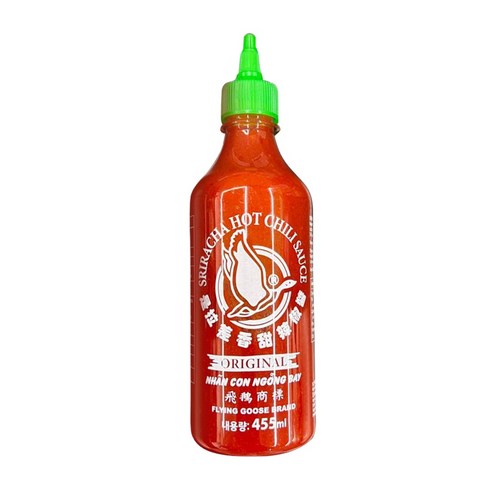 플라잉구스 FLYING GOOSE 스리라차 핫 칠리 소스 Sriracha 455ml, 1개