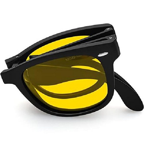 몽벨접이식선글라스 - Joopin 접이식 선글라스 편광 UV차단 맨즈 매트 블랙 폴딩선글라스, B07 밤