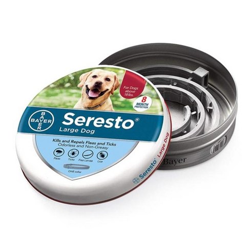 강아지진드기목걸이 고양이 진드기 벌레 제거 최치기 목줄 세레스토 8개월 벼룩 앰프용 개 예방 개 모기 구충제 칼라 곤충 모기 액세서리, 상자 포함 8kg 이상